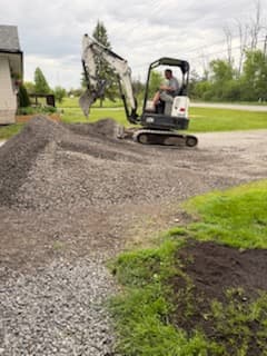 D&R Property Maintenance excavation and site prep work